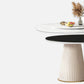 Modern Dinning Table with White Marble Round Dining Table for Kitchen Clearhalo 'Dining Tables & Seating' 'Dining Tables' 'dining_table' 'furn' 'furn_dining_table' 'Furniture' 'Kitchen & Dining Furniture' 1200x1200_752b3bbc-85d1-4402-9ffc-5152382fdbf3
