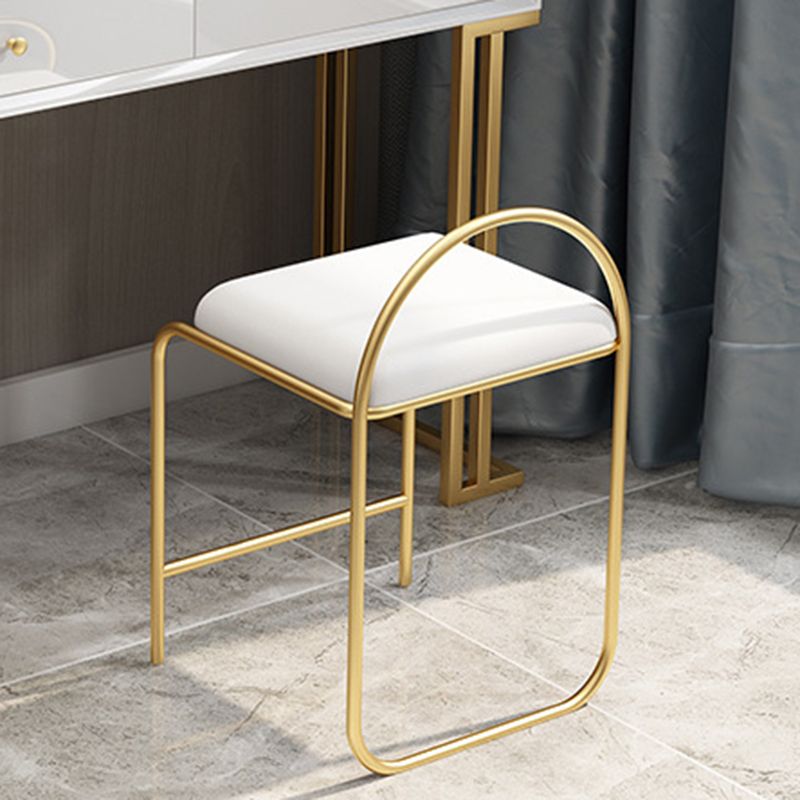 Contador de maquillaje glamoroso 18.11 "Tablas de tocador de ancho con 2 cajones de almacenamiento