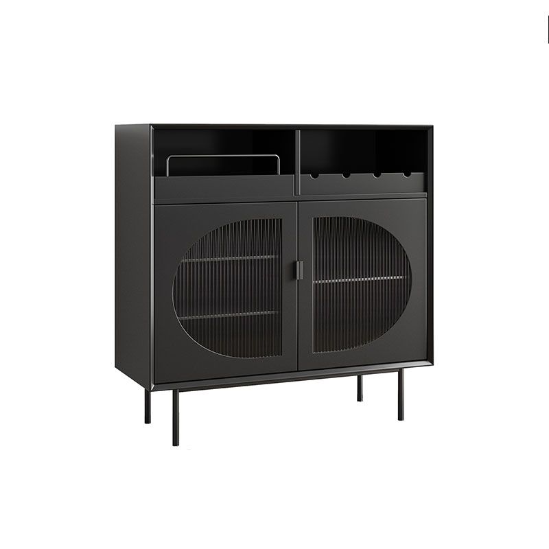 Servidor moderno de comedor Puertas de madera de madera servidor buffet con puertas para sala de estar