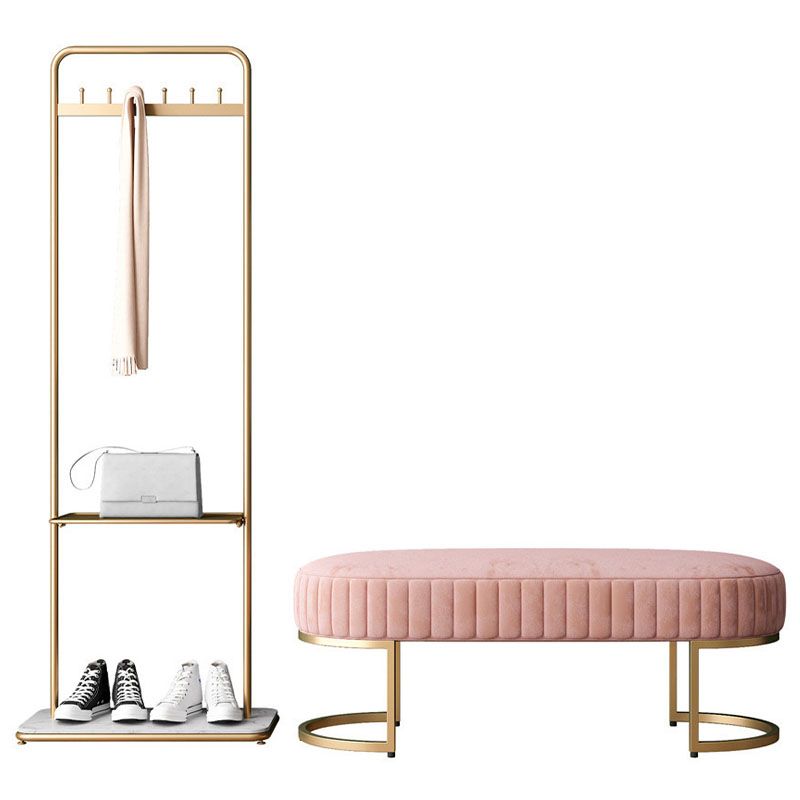 Glam 15 "W Sitzbänke Feste Farbe gepolsterte Eingangs- und Schlafzimmerbank