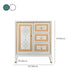 Glam 3 cassetti Sideboard Multi Porte Cuffet Cuffet con archiviazione