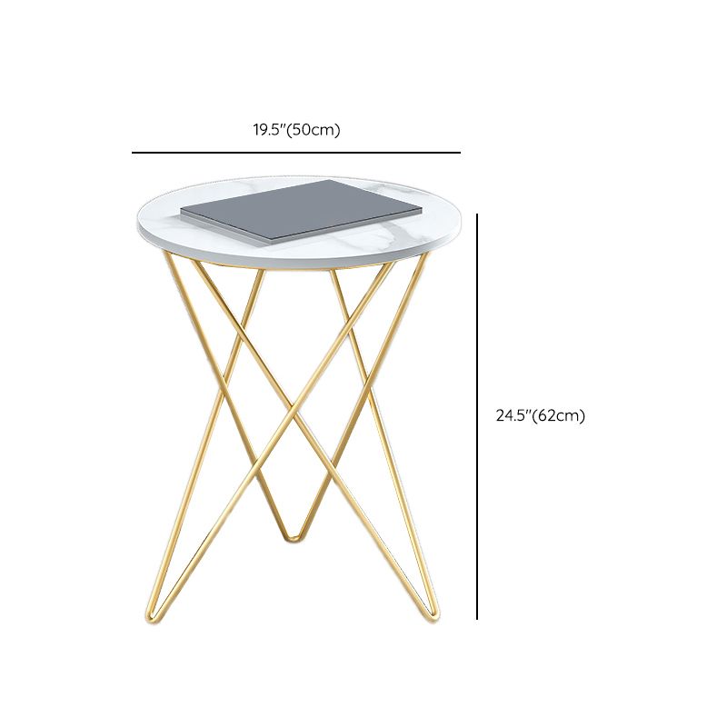 Frame Glam Cocktail Table Stone Round Nesting Coffee Table Set Clearhalo 'Coffee & Accent Tables' 'Coffee Tables' 'coffee_tables' 'furn' 'furn_coffee_tables' 'Furniture' 'Living Room Furniture' 1200x1200_753a6fa0-791c-4b7e-8ea3-bfb48663615a