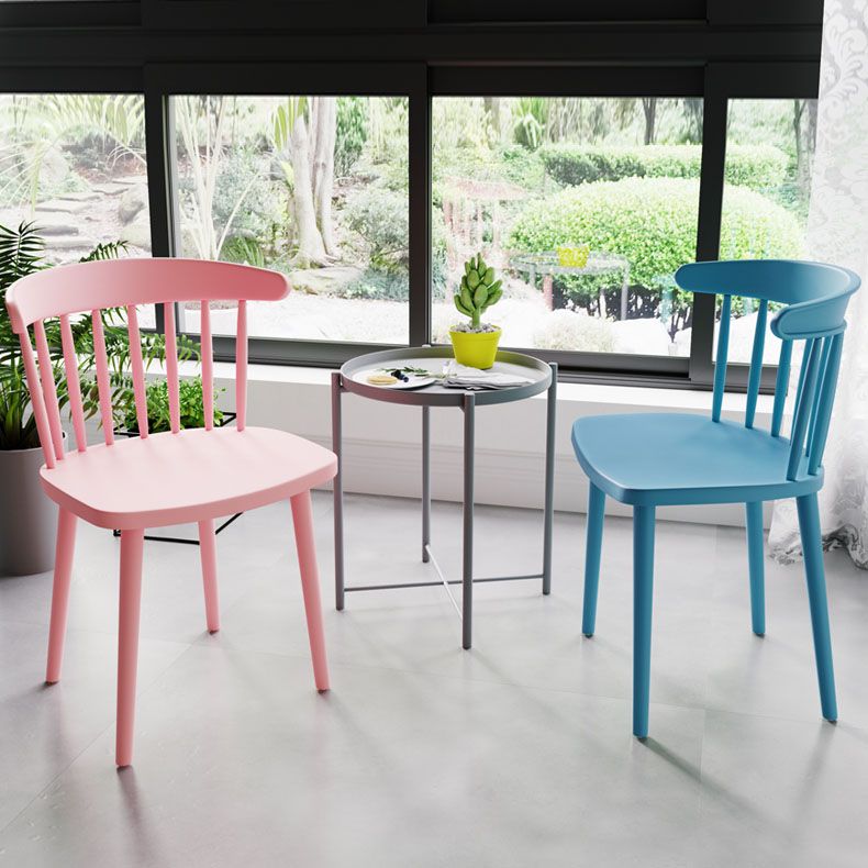 Modern Acrylic Indoor-Outdoor Chairs Windsor Dining Side Chair Clearhalo ' kitchen&dining_furn' 'Dining Chairs' 'Dining Tables & Seating' 'dining_chair' 'furn' 'furn_dining_chair' 'Furniture' 'furniture_dining_chair' 'Kitchen & Dining Furniture' 'kitchen' 1200x1200_753a9e05-63cc-400e-a427-d3f37a3cb5ff