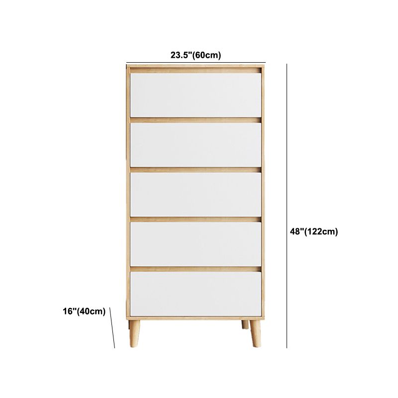 Eigentijdse slaapkamerkist 16 "brede opbergkist met laden