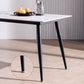 Modern 1/5/7 Pieces Dining Set Rectangle Stone Dining Table for Kitchen Dining Room Clearhalo 'Dining Room Sets' 'Dining Tables & Seating' 'dining_room_set' 'furn' 'furn_dining_room_set' 'Furniture' 'Kitchen & Dining Furniture' 1200x1200_753d6d3e-ee5a-409e-b2b9-2519f0f57f07
