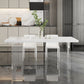 White Dining Table Set 1/3/4/5 Pcs Modern Dining Table with Chairs Clearhalo 'Dining Room Sets' 'Dining Tables & Seating' 'dining_room_set' 'furn' 'furn_dining_room_set' 'Furniture' 'Kitchen & Dining Furniture' 1200x1200_753ffa98-9a20-4d7e-b3ed-8006d293a777