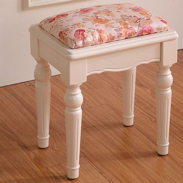 Victorian Dressing Table White Bedroom With Drawer Wooden Mirror