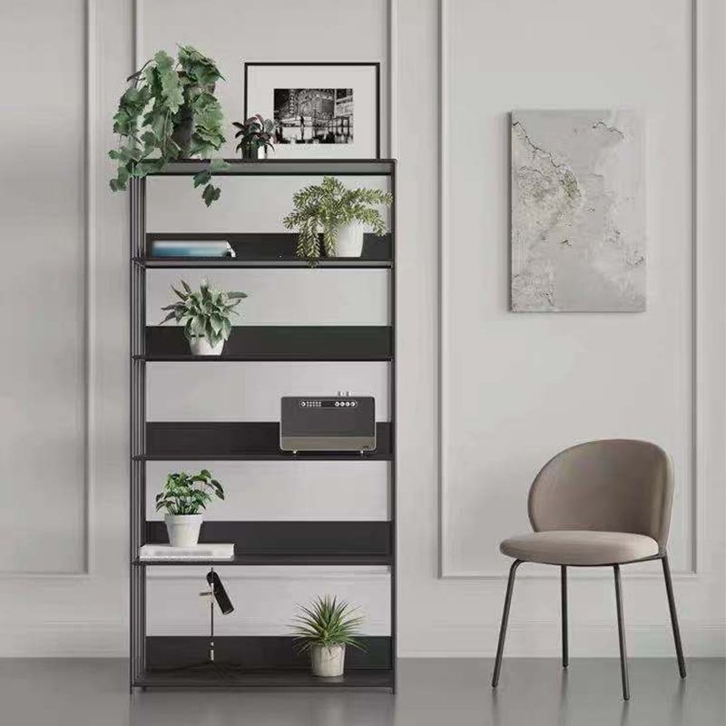 Open Metal Bookcase Modern Style Rectangular Shelve for Study Room Clearhalo 'Bookcases' 'furn' 'furn_bookcases' 'Furniture' 'furniture_bookcases' 'kitchen' 'kitchen_bookcases' 'Living Room Furniture' 'Office Furniture' 1200x1200_75418b09-5517-4c46-a0a6-bc465ea1991a
