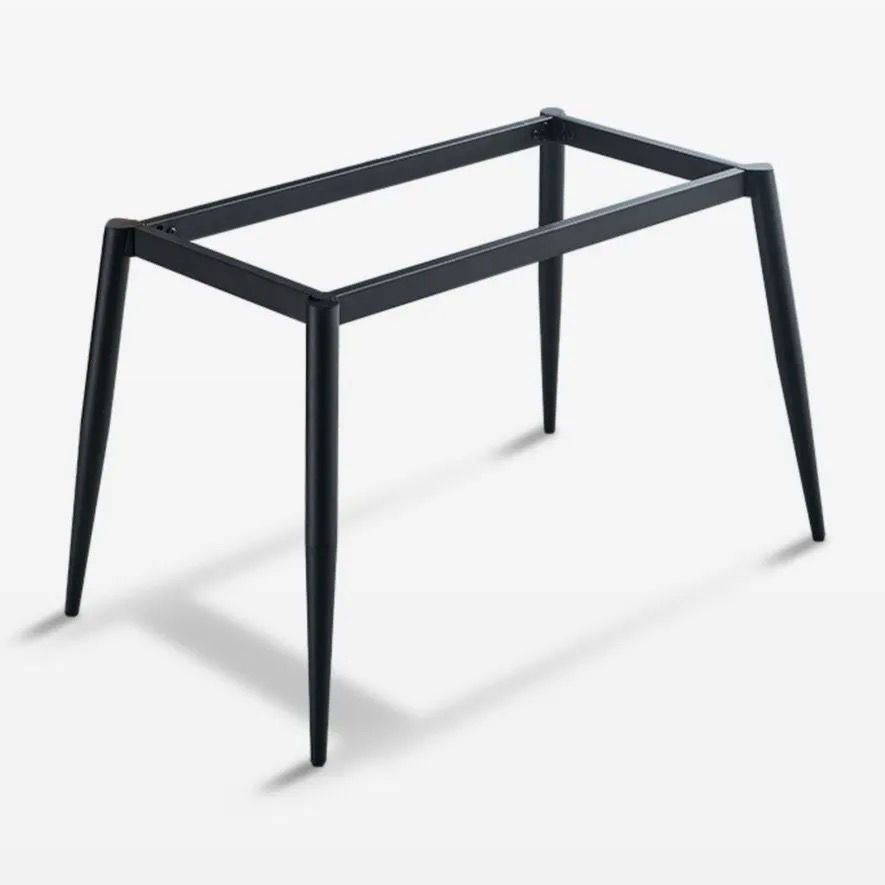 Metal Contemporary Rectangular Dining Table Sintered Stone Table with 4 Metal Legs Clearhalo ' dining_table' 'Dining Tables & Seating' 'Dining Tables' 'furn' 'furn_dining_table' 'Furniture' 'furniture_dining_table' 'Kitchen & Dining Furniture' 'kitchen&dining_furn' 'kitchen' 'kitchen_dining_table' 1200x1200_75439989-400d-4156-9c26-033e6f4fc692