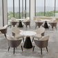 Modern Style Sintered Stone White Dining Room Set with Round Table Formal Dining Table Furniture Clearhalo 'Dining Room Sets' 'Dining Tables & Seating' 'dining_room_set' 'furn' 'furn_dining_room_set' 'Furniture' 'furniture_dining_room_set' 'Kitchen & Dining Furniture' 'kitchen&dining_furn' 'kitchen' 1200x1200_754423d5-45d4-4d2d-9067-d3fb19da8925