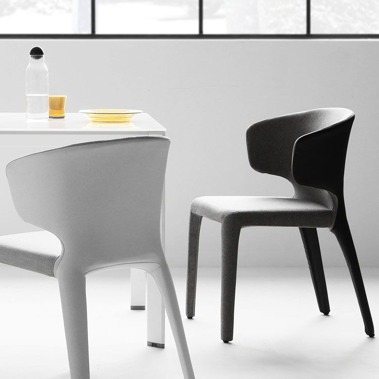 Modern Metal Dining Room Chair Wingback Arm Single Chair for Home Use Clearhalo ' kitchen&dining_furn' 'Dining Chairs' 'Dining Tables & Seating' 'dining_chair' 'furn' 'furn_dining_chair' 'Furniture' 'furniture_dining_chair' 'Kitchen & Dining Furniture' 'kitchen' 1200x1200_7545de8b-46f6-4143-ba6e-d299128eb861