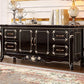 Glam Style Sideboard Wood Sideboard with Door and Drawer for Living Room Clearhalo 'buffet_sideboard' 'Buffets & Sideboards' 'furn' 'furn_buffet_sideboard' 'Furniture' 'Kitchen & Dining Furniture' 1200x1200_75495677-4637-4ffe-b7f8-5be0c326948a