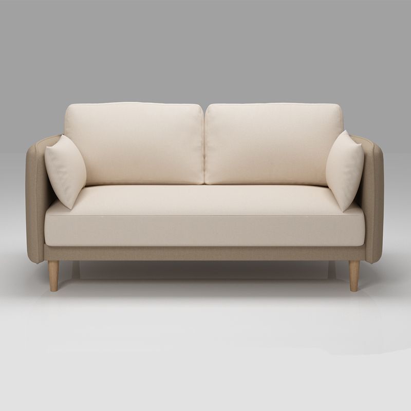 Tuxedo Arm Sofa Scandinavian Fabric Sofa 29.13" D x 31.89" H Clearhalo 'furn' 'furn_sofas' 'Furniture' 'furniture_sofas' 'kitchen' 'kitchen_sofas' 'Living Room Furniture' 'Sofa' 'sofas' 1200x1200_754a55dc-5759-4892-a822-1d6ec37d5fe5
