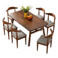 Modern Style Solid Wood Top Dining Furniture Set with Rectangle Shape Dining Table Furniture Clearhalo 'Dining Room Sets' 'Dining Tables & Seating' 'dining_room_set' 'furn' 'furn_dining_room_set' 'Furniture' 'furniture_dining_room_set' 'Kitchen & Dining Furniture' 'kitchen&dining_furn' 'kitchen' 1200x1200_754a8403-953a-47a4-b888-d2903316cf8f