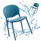 Contemporary Style Stackable Chairs Dining Open Back Armless Chair with Plastic Legs Clearhalo 'Dining Chairs' 'Dining Tables & Seating' 'dining_chair' 'Furniture' 'furniture_dining_chair' 'Kitchen & Dining Furniture' 1200x1200_754cc495-8e7b-4bb4-a6bf-2d9bf4a4ea0c