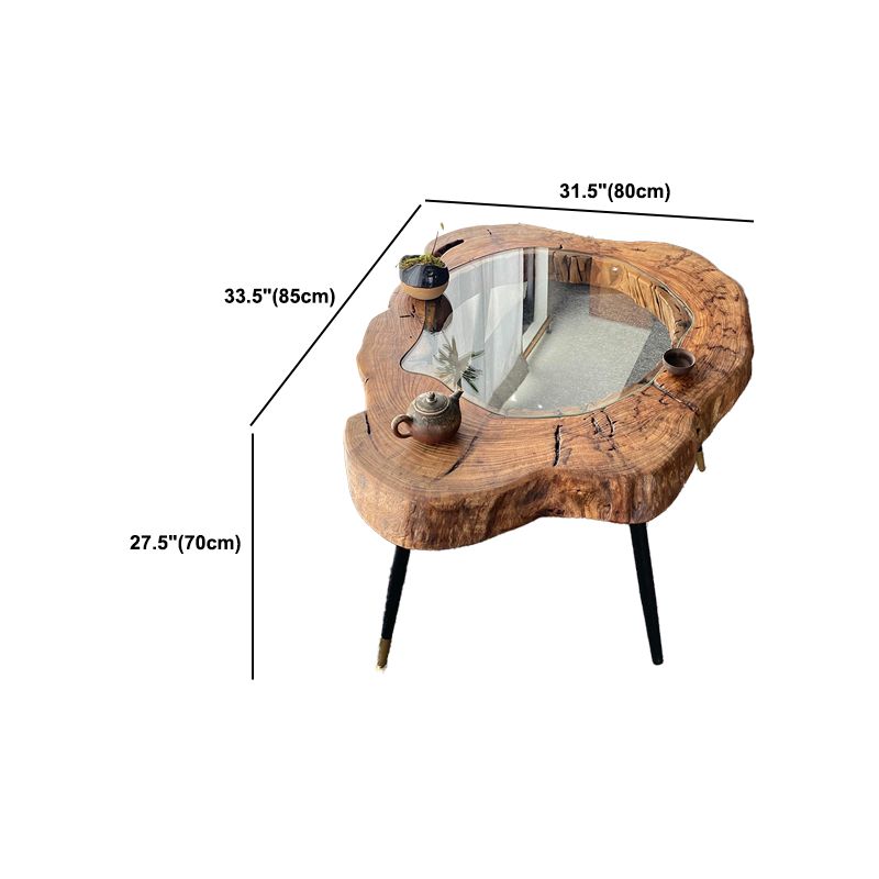 Scandinavian Wooden Coffee Table Free form 3 Legs Coffee Table Set for Living Room Clearhalo 'Coffee & Accent Tables' 'Coffee Tables' 'coffee_tables' 'furn' 'furn_coffee_tables' 'Furniture' 'Living Room Furniture' 1200x1200_75508f35-432a-4391-937b-f6070467be7a