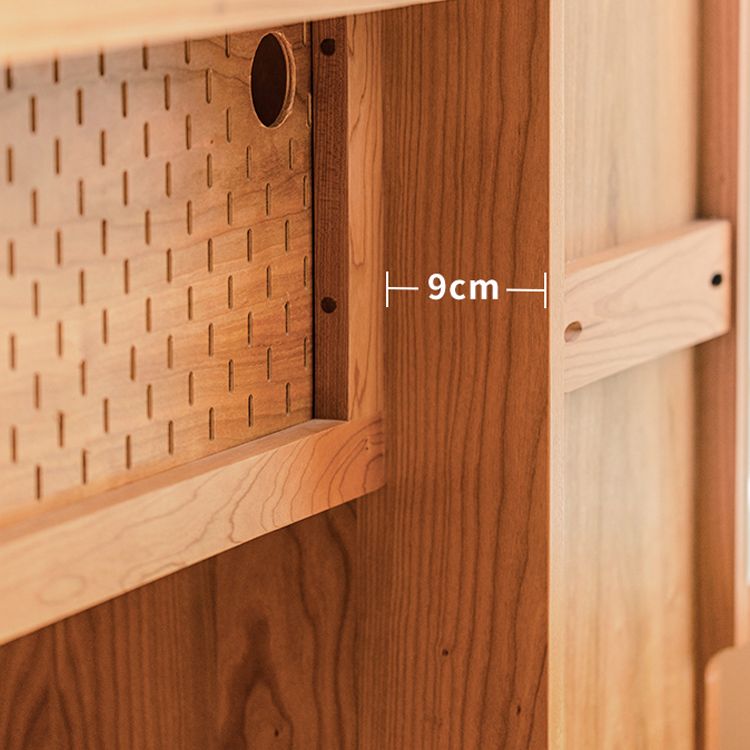 Skandinavische Schubladen Schminktisch Massivholz Kommode Spiegelte Waschtisch -Set