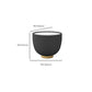Moderne stijl ronde salontafel Stone Top koffiecocktailtafel