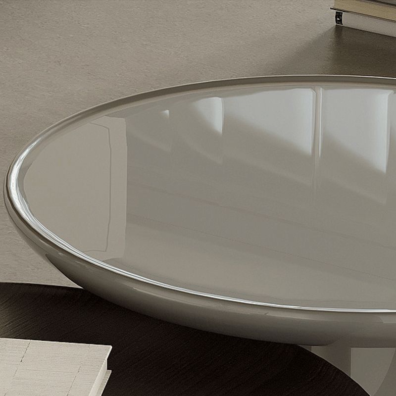 Table de cocktail contemporaine sur pied Table de cocktail basse en bois