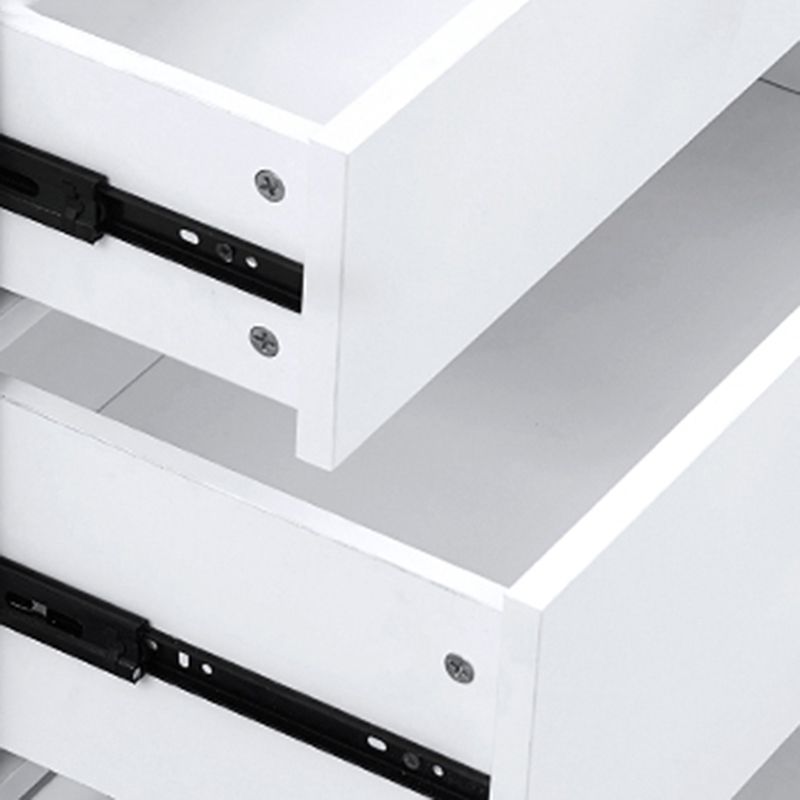 Cassettiera contemporanea da 13,65 pollici di larghezza con 4/7 cassetti