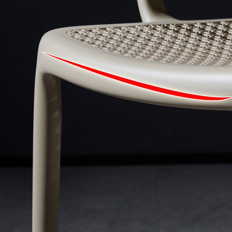 Contemporary Side Plastic Dining Room Chair Open Back Dining Side Chair for Home Use Clearhalo ' kitchen&dining_furn' 'Dining Chairs' 'Dining Tables & Seating' 'dining_chair' 'furn' 'furn_dining_chair' 'Furniture' 'furniture_dining_chair' 'Kitchen & Dining Furniture' 'kitchen' 1200x1200_7559e000-607e-42f7-8cbc-50edde0a47b5