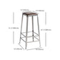 Industrial Square Iron Bar Stool Silver Footrest Bristol Stool Clearhalo 'Bar Furniture' 'Bar Stools' 'bar_stools' 'furn' 'furn_bar_stools' 'Furniture' 'Kitchen & Dining Furniture' 1200x1200_755e3c78-bea6-4d0f-b973-4ffa97f2443e