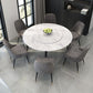 Contemporary Style Round Table Set 1/2/5/7 Pieces Dining Set for Home