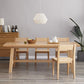 Modern Rectangular Light Brown Solid Wood Dining Table with Trestle Clearhalo 'Dining Tables & Seating' 'Dining Tables' 'dining_table' 'furn' 'furn_dining_table' 'Furniture' 'Kitchen & Dining Furniture' 1200x1200_755f5401-142b-4821-a07d-77def4be8dc4