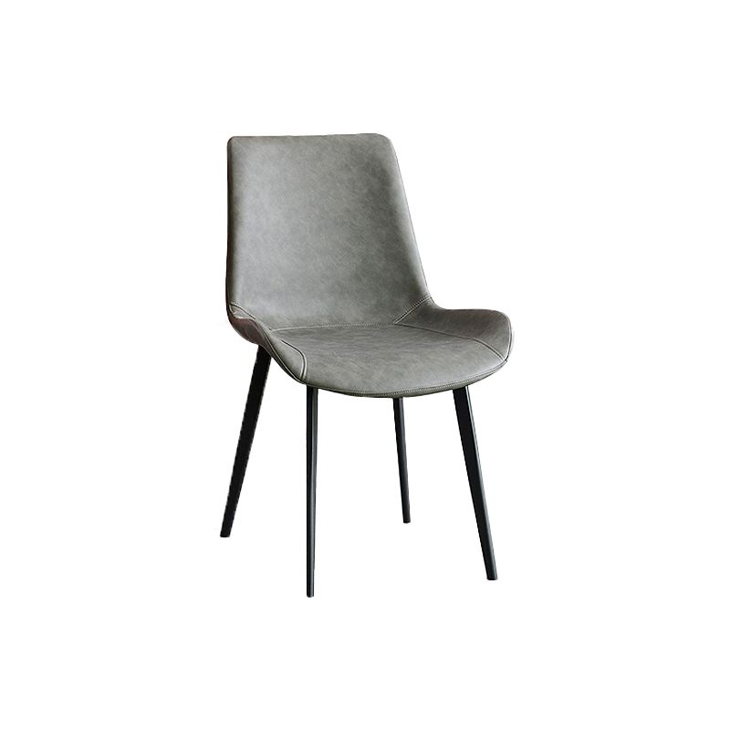Sedia industriale imbottita senza braccioli da cucina Parsons Side Chair