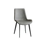 Industrial Upholstered Armless Chair Kitchen Parsons Side Chair