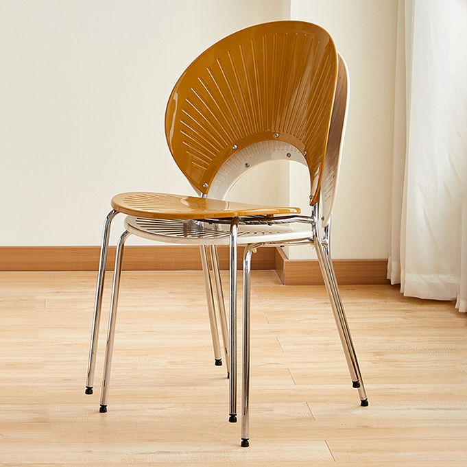 Open Back Dining Side Chair Contemporary Dining Armless Chair Clearhalo 'Dining Chairs' 'Dining Tables & Seating' 'dining_chair' 'furn' 'furn_dining_chair' 'Furniture' 'Kitchen & Dining Furniture' 1200x1200_75616527-3b6c-498b-aeef-68ee749faec1