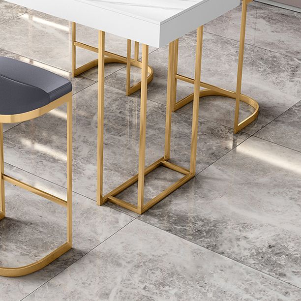 Glam White Wood Bar Dining Table with Stone Top Rectangle Indoor Bistro Table Clearhalo 'Bar Furniture' 'Bar Tables' 'bar_tables' 'furn' 'furn_bar_tables' 'Furniture' 'furniture_bar_tables' 'Kitchen & Dining Furniture' 1200x1200_756251bb-f9ea-469d-9f91-72b88745ec9d