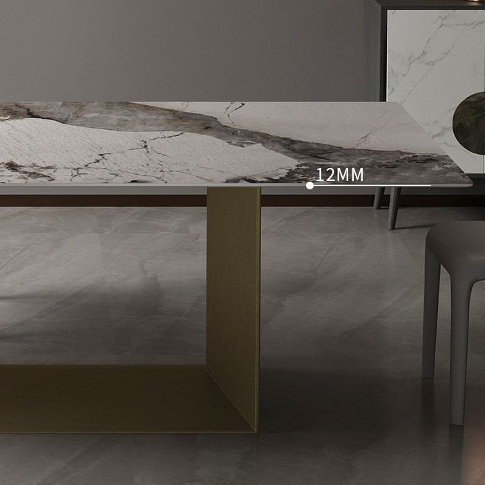 Glam 1/2/3/4/5 Pieces Dining Set Sintered Stone Dining Table Set Clearhalo 'Dining Room Sets' 'Dining Tables & Seating' 'dining_room_set' 'furn' 'furn_dining_room_set' 'Furniture' 'furniture_dining_room_set' 'Kitchen & Dining Furniture' 1200x1200_7563fe92-26f7-4734-9a6f-f3d42639a3c1