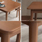 Table à manger rectangulaire en bois massif d'hévéa, pour la cuisine