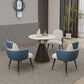 Glam 1/2/3/4/5 Pieces Dinette Set with White Sintered Stone Top Round Dining Table Set Clearhalo 'Dining Room Sets' 'Dining Tables & Seating' 'dining_room_set' 'furn' 'furn_dining_room_set' 'Furniture' 'furniture_dining_room_set' 'Kitchen & Dining Furniture' 1200x1200_75675ab2-83ab-4498-9588-b4022971d85f