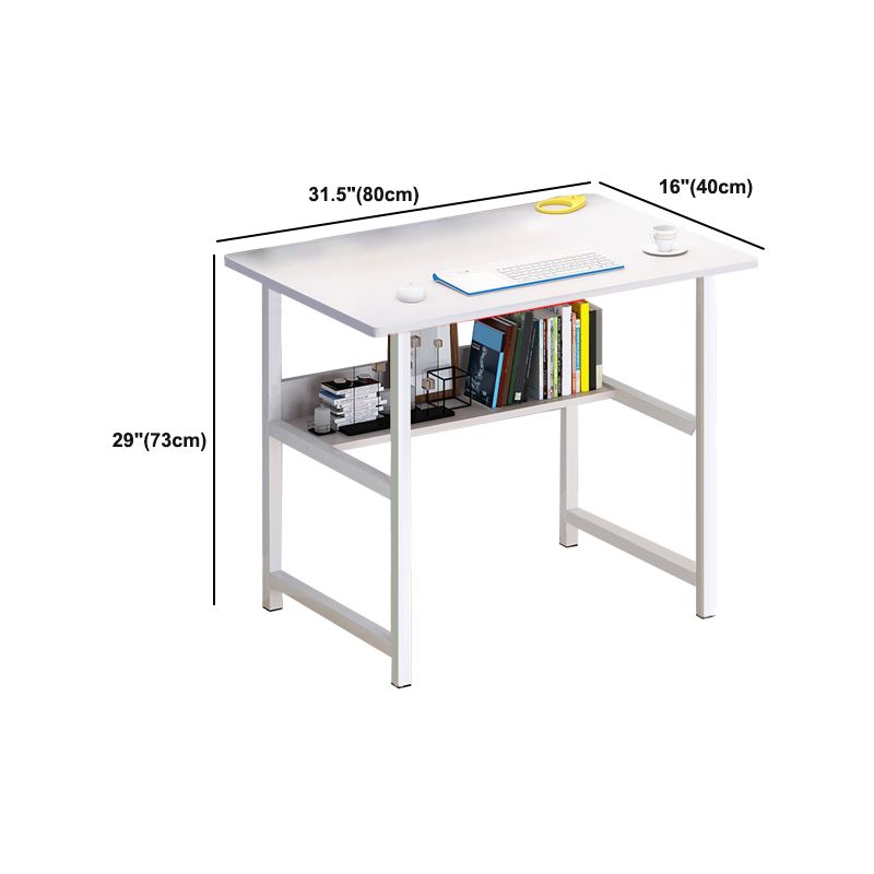 Escritorio de escritura de madera ergonómica escritorio de computadora contemporáneo para dormitorios