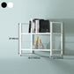 Industrial Wall Mounted Bookshelf Black and White Iron Shelf for Home Clearhalo 'Bookcases' 'furn' 'furn_bookcases' 'Furniture' 'furniture_bookcases' 'kitchen' 'kitchen_bookcases' 'Living Room Furniture' 'Office Furniture' 1200x1200_7569f4da-ccf4-4c46-8bdc-18b731375740