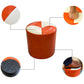 Orange Modern Pouf Water Resistant Round Pouf for Living Room Clearhalo 'furn' 'furn_ottomans_poufs' 'Furniture' 'Living Room Furniture' 'Ottomans & Poufs' 'ottomans_poufs' 1200x1200_756b7539-cc33-4c5b-9c2f-fa62bf331146