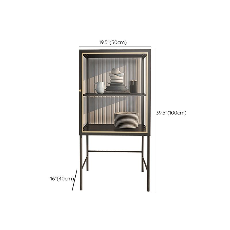 Porte moderne in vetro Curio Armadio a buffet mobile per soggiorno