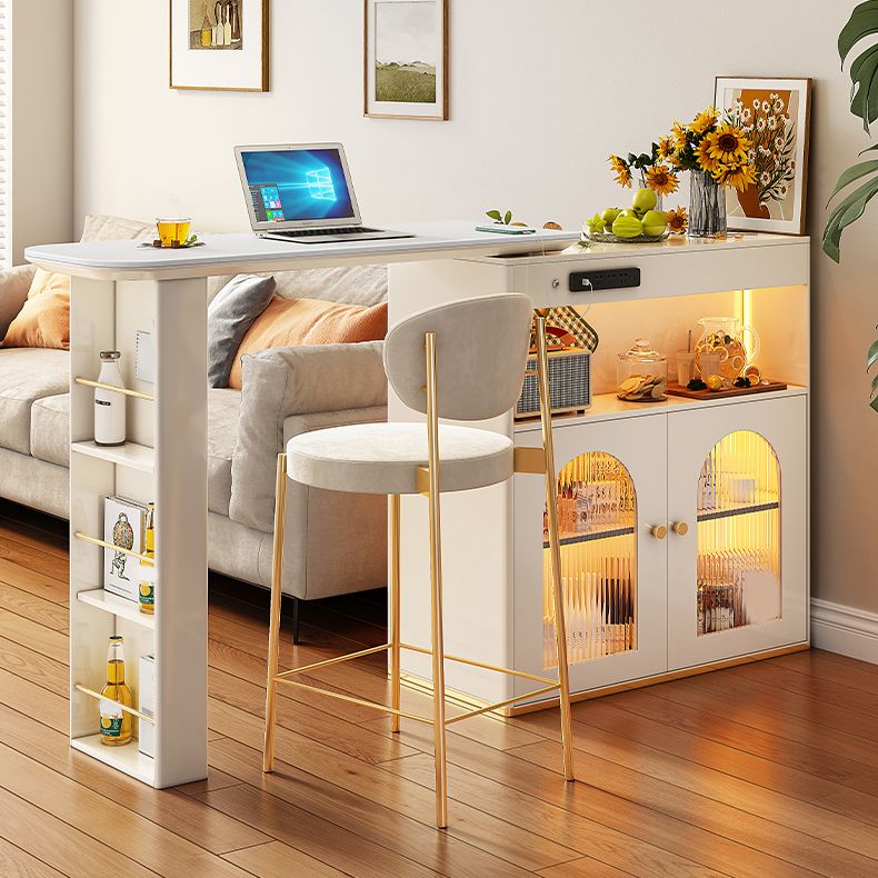 Set da pranzo multiuso moderno con piano in pietra sinterizzata da 1/2/3 pezzi per la casa