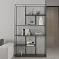 Industrial Metal Open Etagere Bookshelf Vertical Bookshelf for Office Clearhalo 'Bookcases' 'furn' 'furn_bookcases' 'Furniture' 'furniture_bookcases' 'kitchen' 'kitchen_bookcases' 'Living Room Furniture' 'Office Furniture' 1200x1200_756ec1fd-e750-443c-a842-45f8d87fe414
