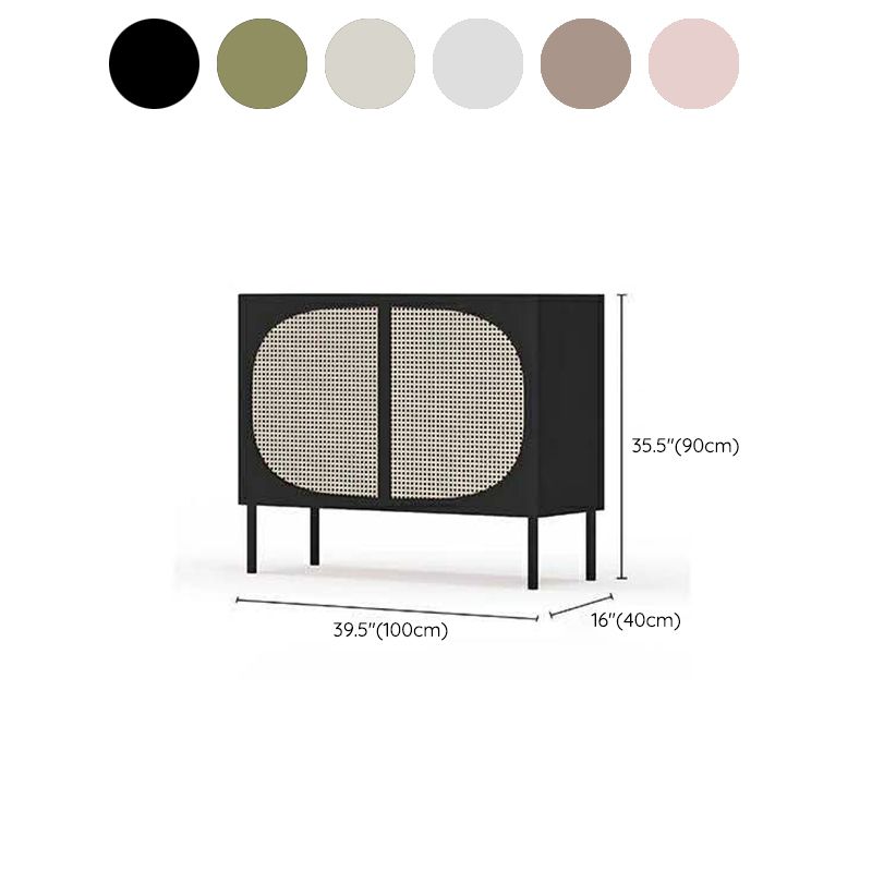 2-Door Wood Cabinet 35.43" Modern Rectangular Accent Cabinet Clearhalo 'Cabinets & Chests' 'cabinets_chests' 'furn' 'furn_cabinets_chests' 'Furniture' 'Living Room Furniture' 1200x1200_756f3f2f-0279-44b1-be60-468c36052984