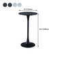 Stone Bar Dining Table Modern Round Bar Table with Pedestal for Dining Room Clearhalo 'Bar Furniture' 'Bar Tables' 'bar_tables' 'furn' 'furn_bar_tables' 'Furniture' 'furniture_bar_tables' 'Kitchen & Dining Furniture' 1200x1200_756fe0b8-2bd8-4678-8fbe-681166569638