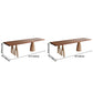 Rectangle Pine Solid Wood Table Modern Dining Table with 3 Legs for Restaurant Living Room Clearhalo ' dining_table' 'Dining Tables & Seating' 'Dining Tables' 'furn' 'furn_dining_table' 'Furniture' 'furniture_dining_table' 'Kitchen & Dining Furniture' 'kitchen&dining_furn' 'kitchen' 'kitchen_dining_table' 1200x1200_75717630-80c2-4f64-8bf8-9129b2a5e465
