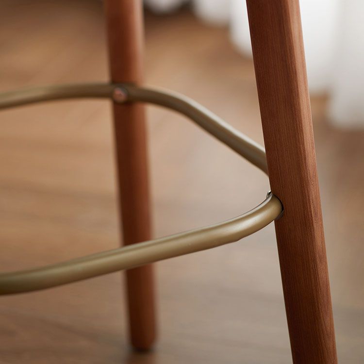 Industriële stijl houten barkruk voetsteun tegenstoel voor woonkamer