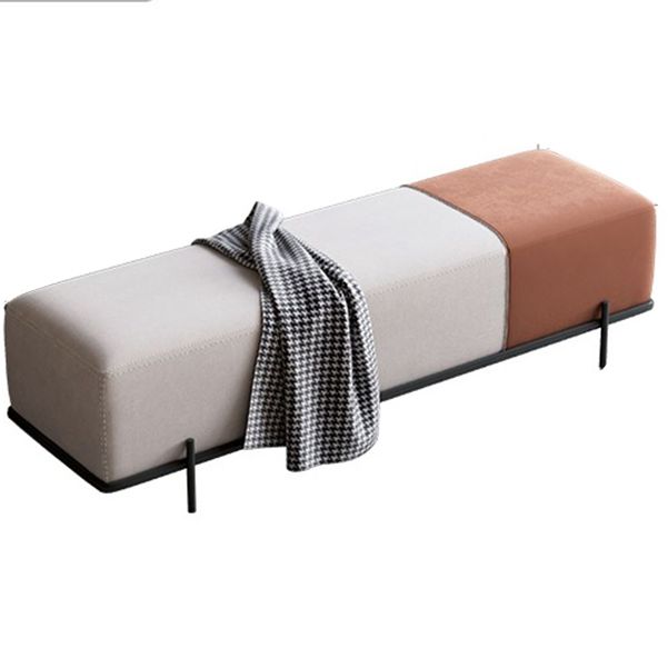 15.7" Wide Upholstered Seating Bench Modern Entryway and Bedroom Bench with Cushioned Clearhalo 'Benches' 'Chairs & Seating' 'furn' 'furn_benches' 'Furniture' 'Living Room Furniture' 1200x1200_7573f886-ff80-457b-8017-7b12e948e74b