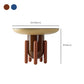 Scandinavian Round Coffee Table Abstract Base Cocktail Table Clearhalo 'Coffee & Accent Tables' 'Coffee Tables' 'coffee_tables' 'furn' 'furn_coffee_tables' 'Furniture' 'Living Room Furniture' 1200x1200_7574a06f-177a-4c81-9400-0a5136e899c5