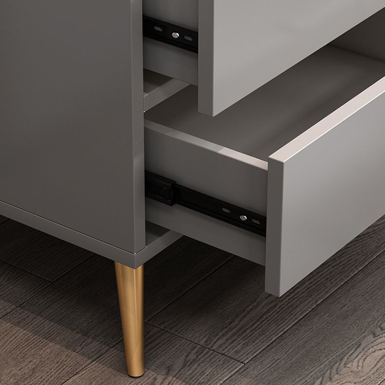 Contemporary Wood Accent Table Nightstand 21.65" Tall Bed Nightstand with 2 Drawers Clearhalo 'Bedroom Furniture' 'furn' 'furn_night_stand' 'Furniture' 'night_stand' 'Nightstands' 1200x1200_7574e0a7-c436-4149-8509-eec58600b10c