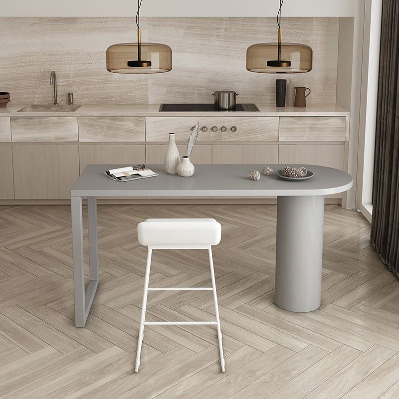 Industrial Style Pine Top Counter Table 42-inch Height Table for Living Room Clearhalo 'Bar Furniture' 'Bar Tables' 'bar_tables' 'furn' 'furn_bar_tables' 'Furniture' 'furniture_bar_tables' 'Kitchen & Dining Furniture' 'kitchen&dining_furn' 'kitchen' 1200x1200_7576385f-9e2b-4e67-87cd-f6cdbeaa1212