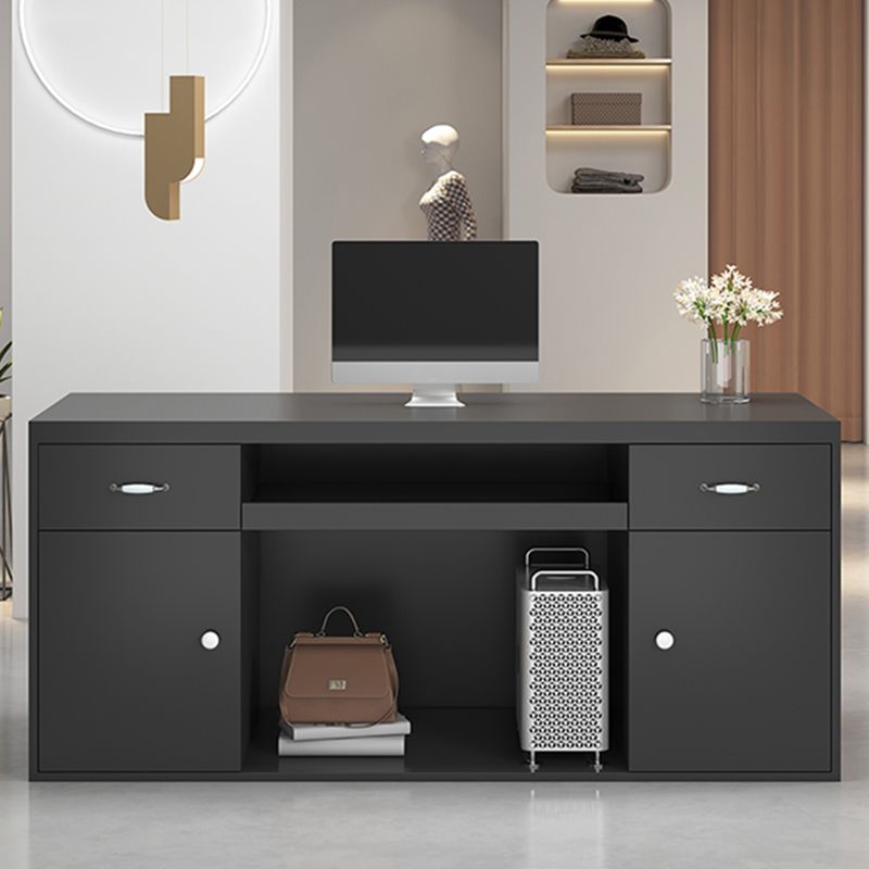 Modem & Contemporary Wood Rectangle Bar Wine Table for Indoor Clearhalo 'Bar Furniture' 'Bar Tables' 'bar_tables' 'furn' 'furn_bar_tables' 'Furniture' 'Kitchen & Dining Furniture' 1200x1200_7576c613-5675-4357-a305-694d0f472174